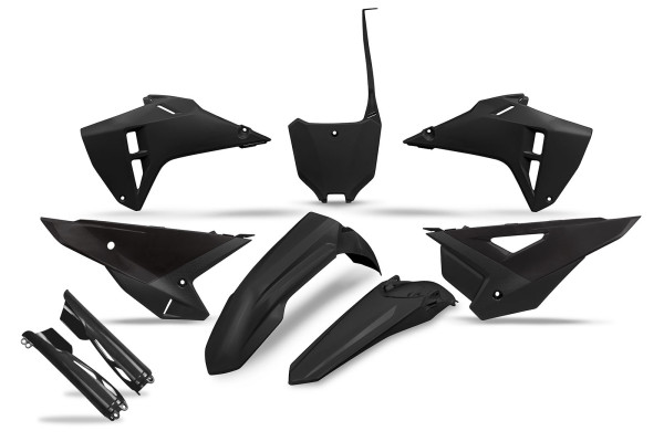 Full Plastic Kit black for Honda CRF 250 R - CRF 450 R - CRF 450 RWE - CRF 250 RX ENDURO SPECIAL - CRF 250 RWE